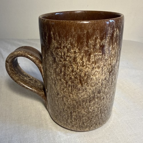 Woburn pottery mug brown - pottery,