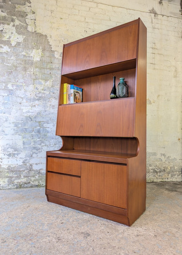 Mid century tall bookcase - mid,