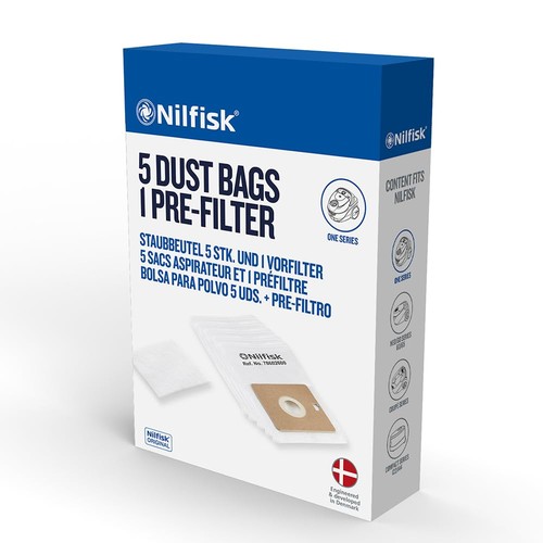 Nilfisk original dust bags - dust, +