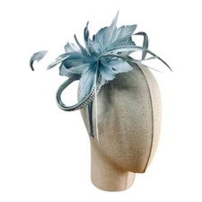Small Flower Feather Hair Hat
