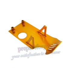 Gold Engine Skid Plate For