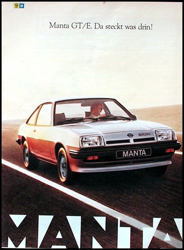 Opel manta e - manta, gt/e