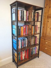Vintage industrial bookcase - vintage,