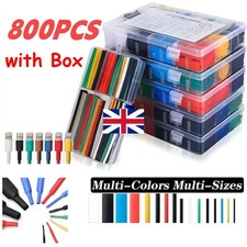 800X Heat Shrink Tubing Tube Sleeve Kit Car Electrical Assorted Cable Wire Wrap