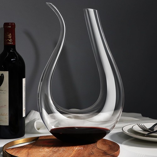 Wine decanter shape blown - wine, u-shape