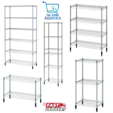 IKEA OMAR Shelving Unit Galvanised Metal Storage Rack Multiple Sizes Available