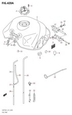 Suzuki Genuine Fuel Tank Rear