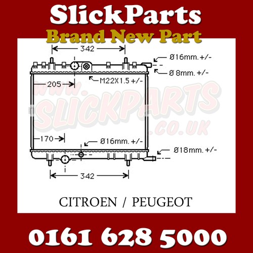 Citroen berlingo radiator - citroen,