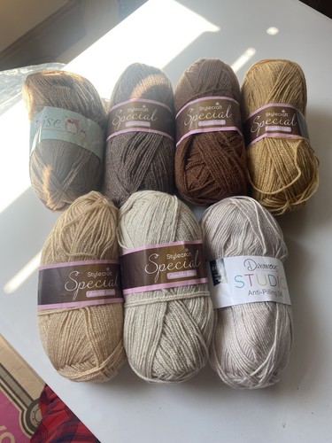 Joblot knitting yarn wool 7 - ⁠joblot,