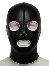 Leather Bondage Hood Mask