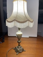 Vintage Table Lamp Onyx &