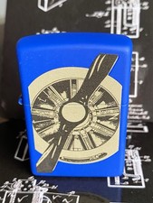 Blue Powder Coat Zippo Lighter