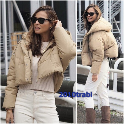 Zara camel beige rubberised - zara,