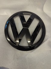 GENUINE VW TRANSPORTER T5 T6 T6.1 GLOSS BLACK GRILLE BADGE 2015-2024 7E0853601E