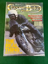 CLASSIC BIKE AUG 1992 MANX NORTON BSA 100MPH SCRAMBLER TRIDENT SIX ARIEL RED HUN