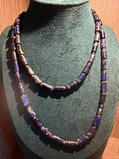 Vintage necklace genuine lapis
