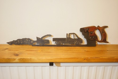 Timberwolf chipper and flat - and,
