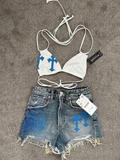 Custom Made Blue Chrome Cross