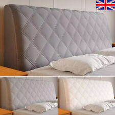 Luxury Thicken Headboard Cover Soft Bed Head Back Decor Protector Slipcover UK