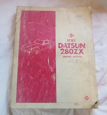 1981 Datsun 280ZX Factory Service Workshop Manual S130 Nissan