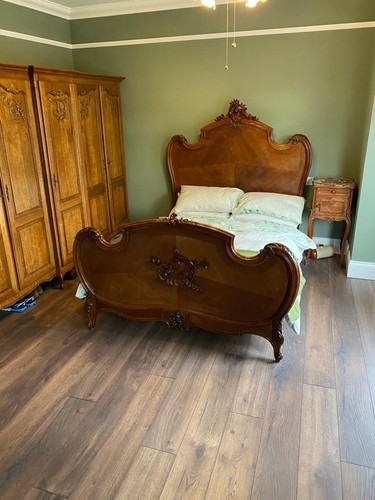 Louis french bed double - french,