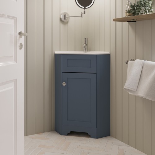 580mm blue corner freestanding - 580mm,
