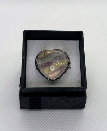Candy fluorite heart crystal - candy,