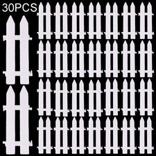 10-30PCS Christmas Tree Fence White Plastic Fence Christmas Tree Home Decorative