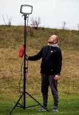 Quality Nightsearcher portable sports or event floodlights unit - rechargeable