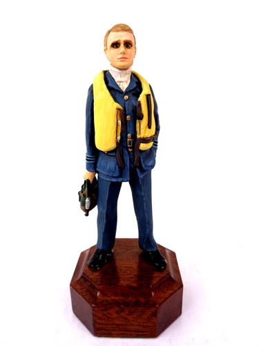 Unknown raf pilot 90mm metal - raf,