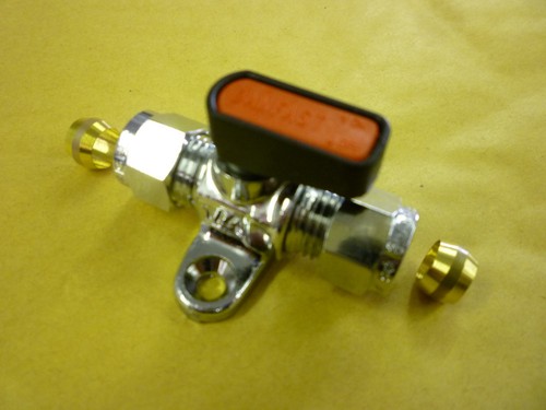 8mm one way gas - x, tap