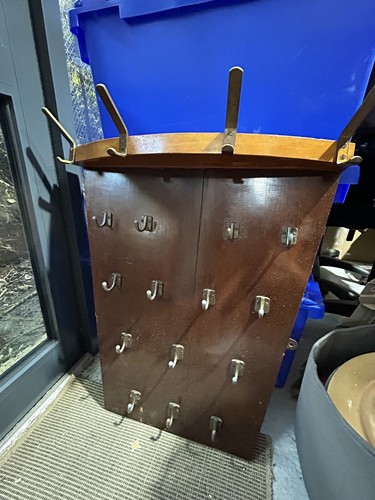 Solid oak vintage coat - oak,