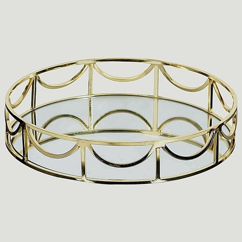 24cm round gold - round,
