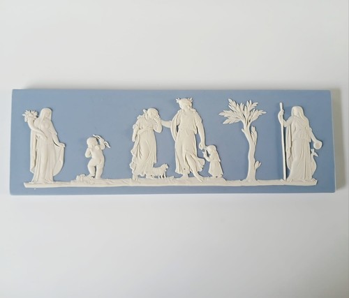 Wedgwood blue jasper - blue, plaque