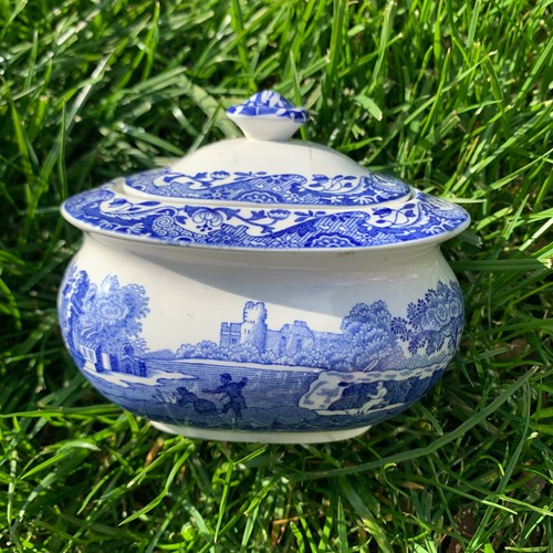 Spode blue italian sugar - blue, bowl