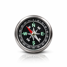 Mini Brass Pocket Compass