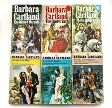 6 x BARBARA CARTLAND ~ REGENCY