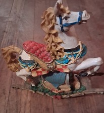 Antique  Carousel Horse Plays