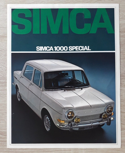 Simca 1000 special brochure - 1000,