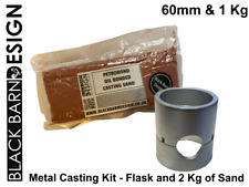 60 mm Aluminium Delft Casting Ring  & 1 kg of Petrobond Oil Bonded Casting Sand