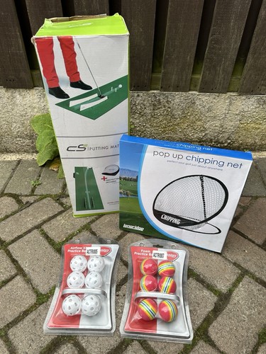Golf putting practice mat - practice, mat(used