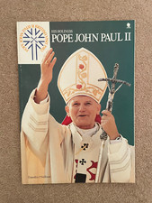 POPE JOHN PAUL II  -  British Visit May 1982 -  Souvenir Biography Booklet