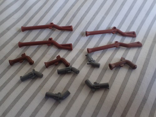 Lego weapons flintlock pistols - weapons,