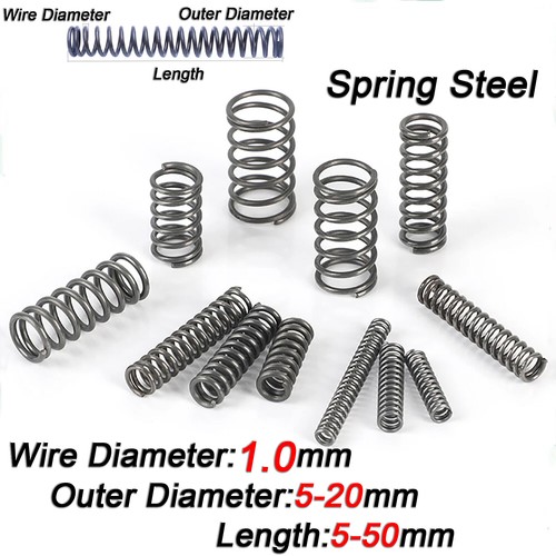 Compression spring steel - compression, 1.0mm