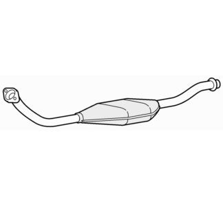 Front exhaust pipe catalytic - exhaust,