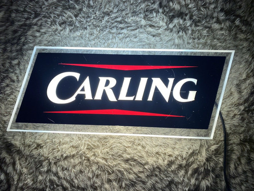 Carling beer lit pub - carling,