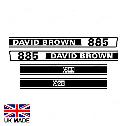 Decal set for david brown - brown, 885