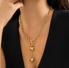 Zara 18K Gold plated toggle T