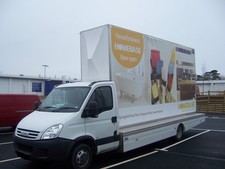Advertising Van – Poster Van - Fully Backlit