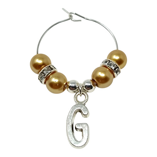 Gold pearl personalised - pearl,